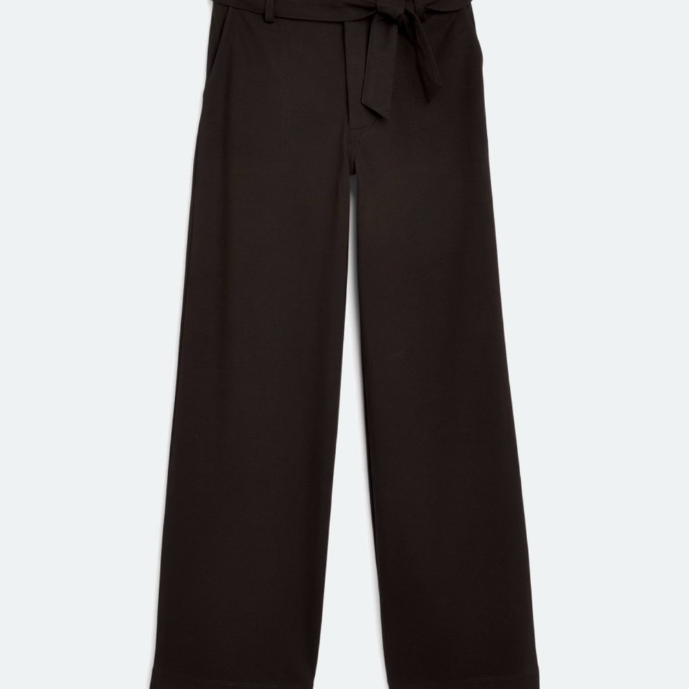 Elegant Black Wide-Leg Pants